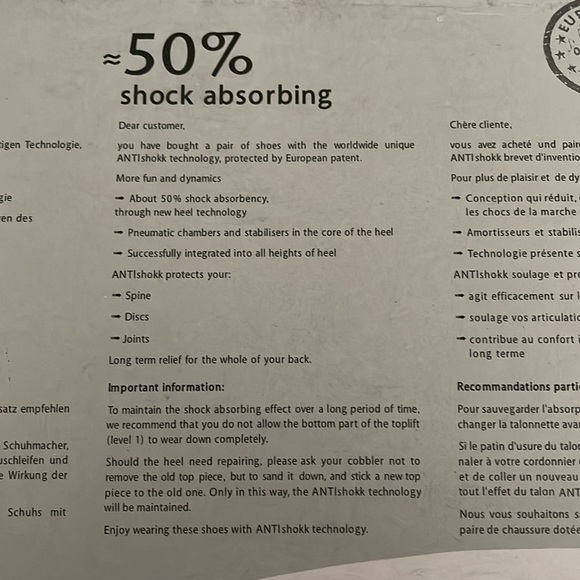 Classic and beautiful leather shoes CAPRICE, size 9M, made in Germany - Picture 12 of 13